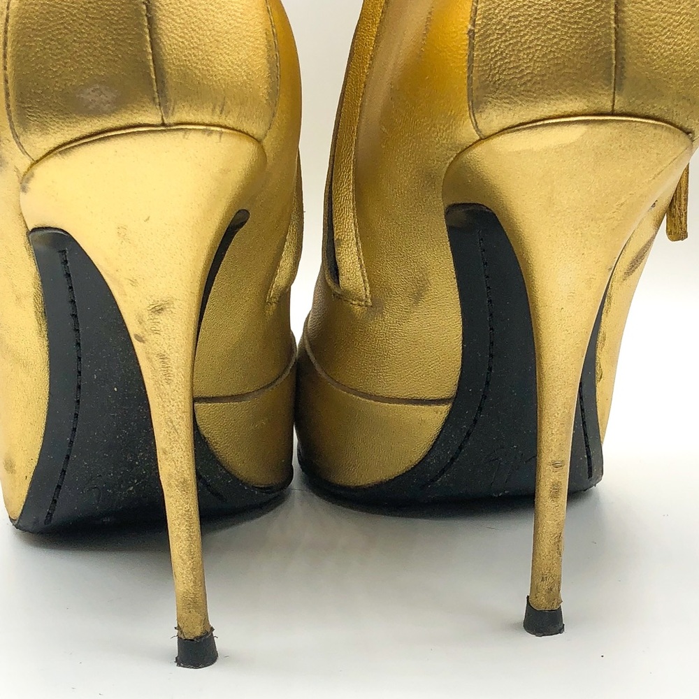 Giuseppe Zanotti Gold Boots - Picture 6 of 8